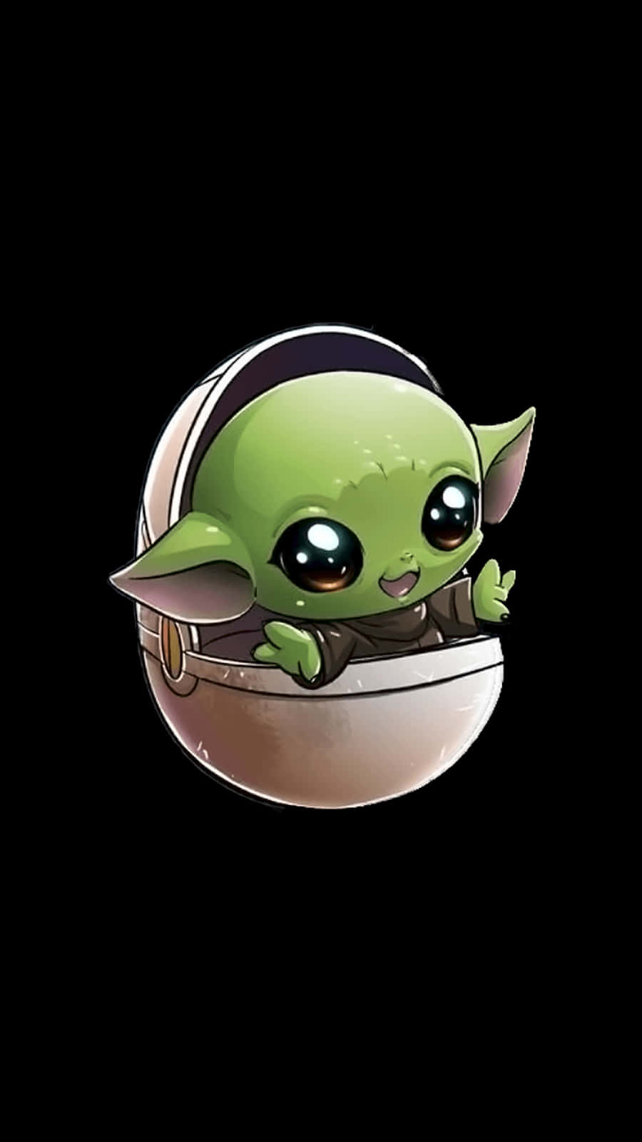 Baby Yoda Enjoys The Last Of The Summer Sun