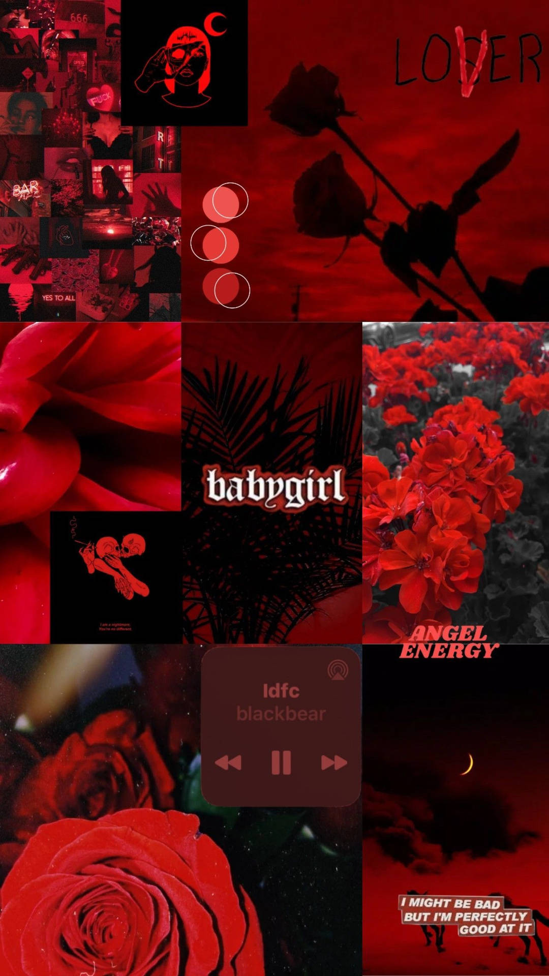 Babygirl Red Aesthetic Iphone Background