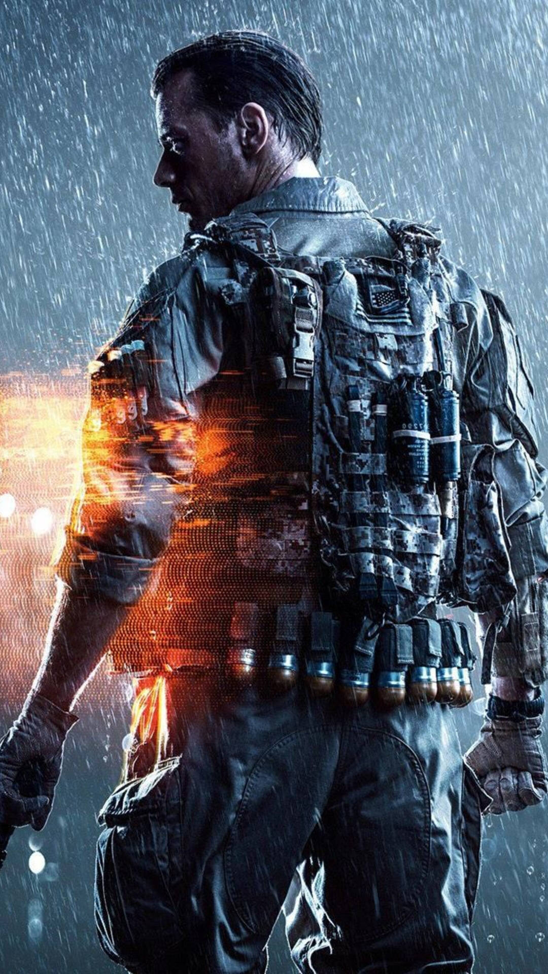 Back Of Sergeant Battlefield 4 Phone Background