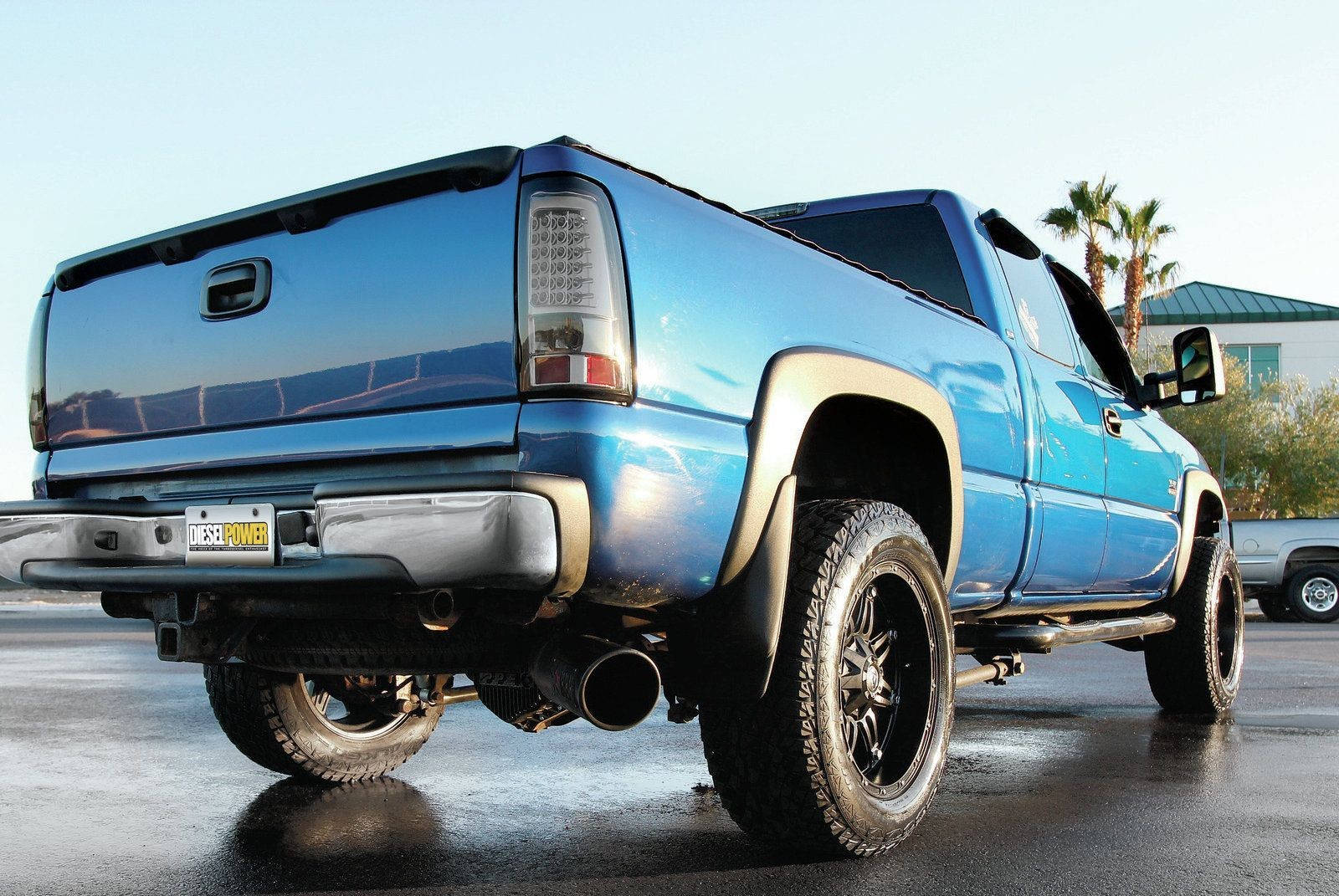 Back Portion Of The Duramax Background