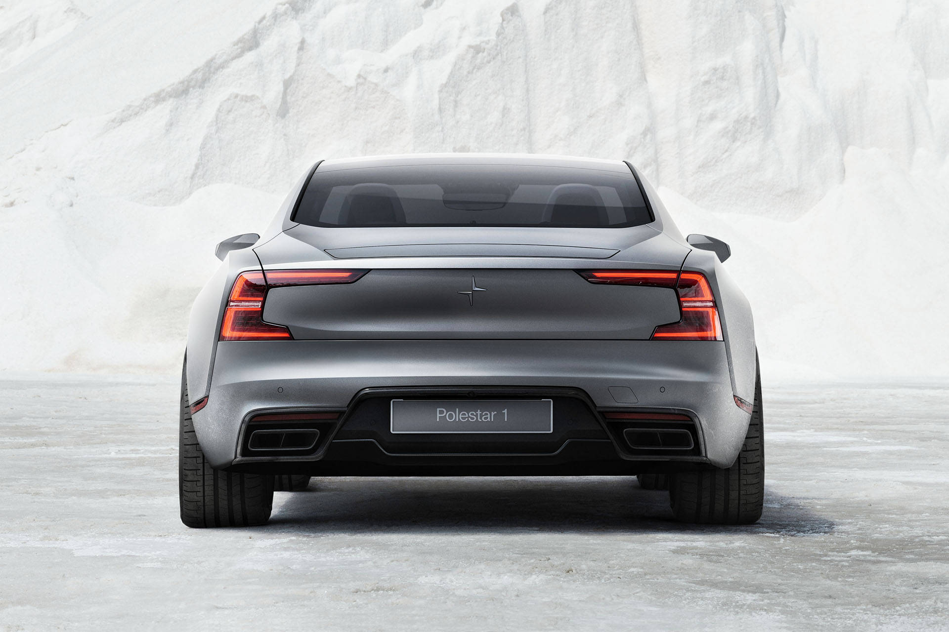 Back Side Of A Polestar 1 Background