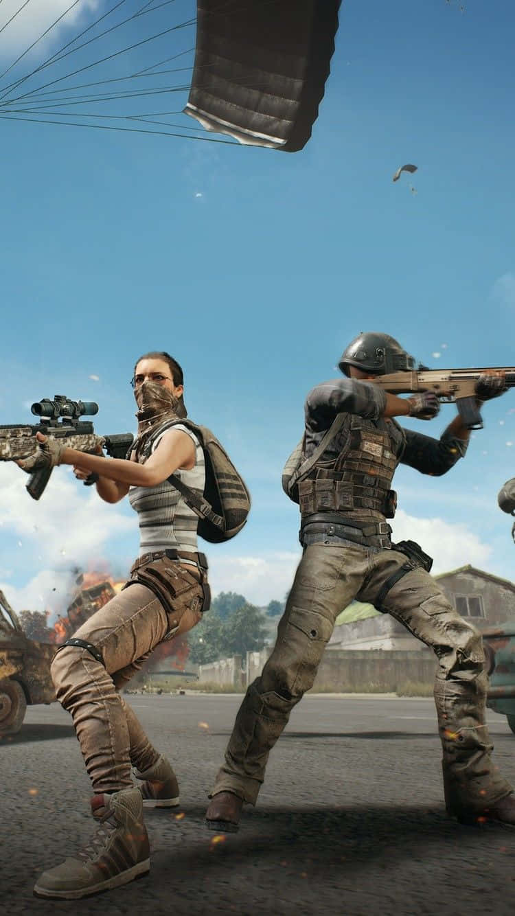 Back To Back Duo Pubg Iphone Background