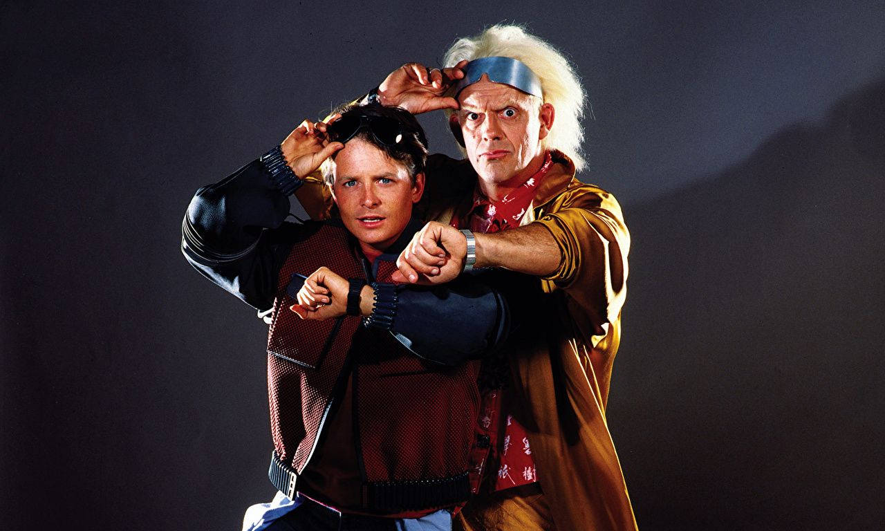 Back To The Future Marty And Dr. Brown