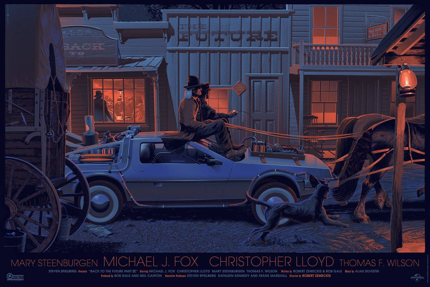 Back To The Future Part Iii Art Background
