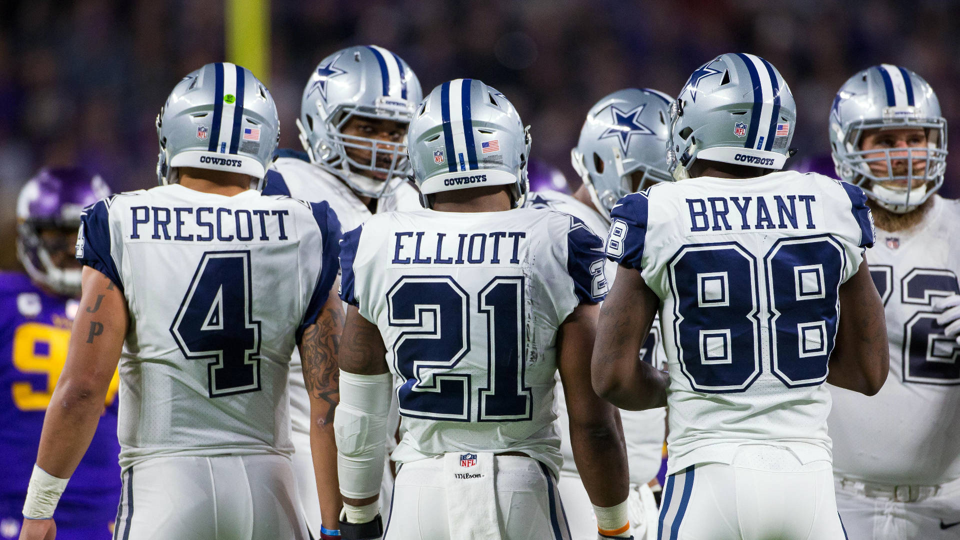 Back View Of Awesome Dallas Cowboys