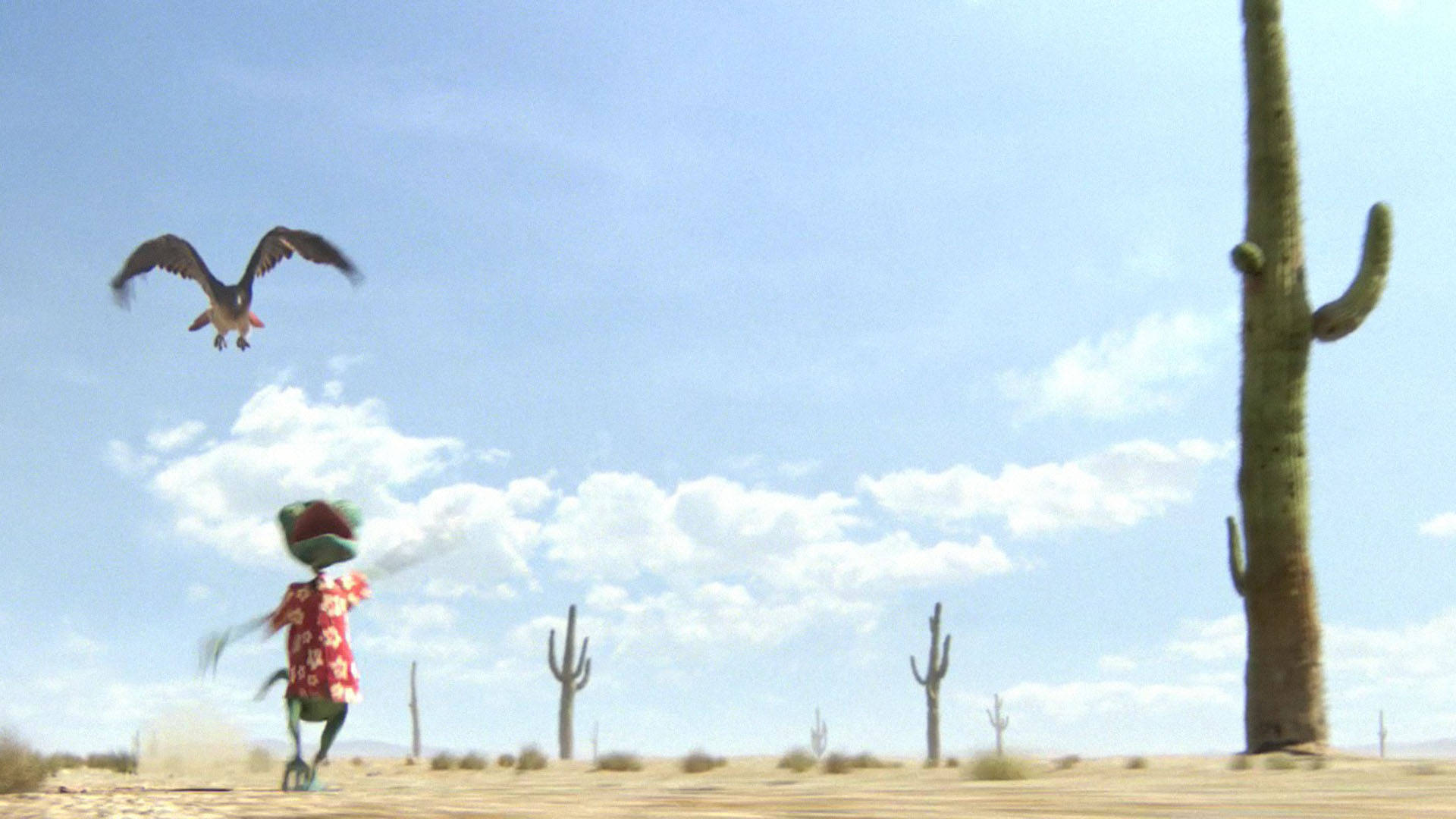 Back-view Portrait Of Rango Background