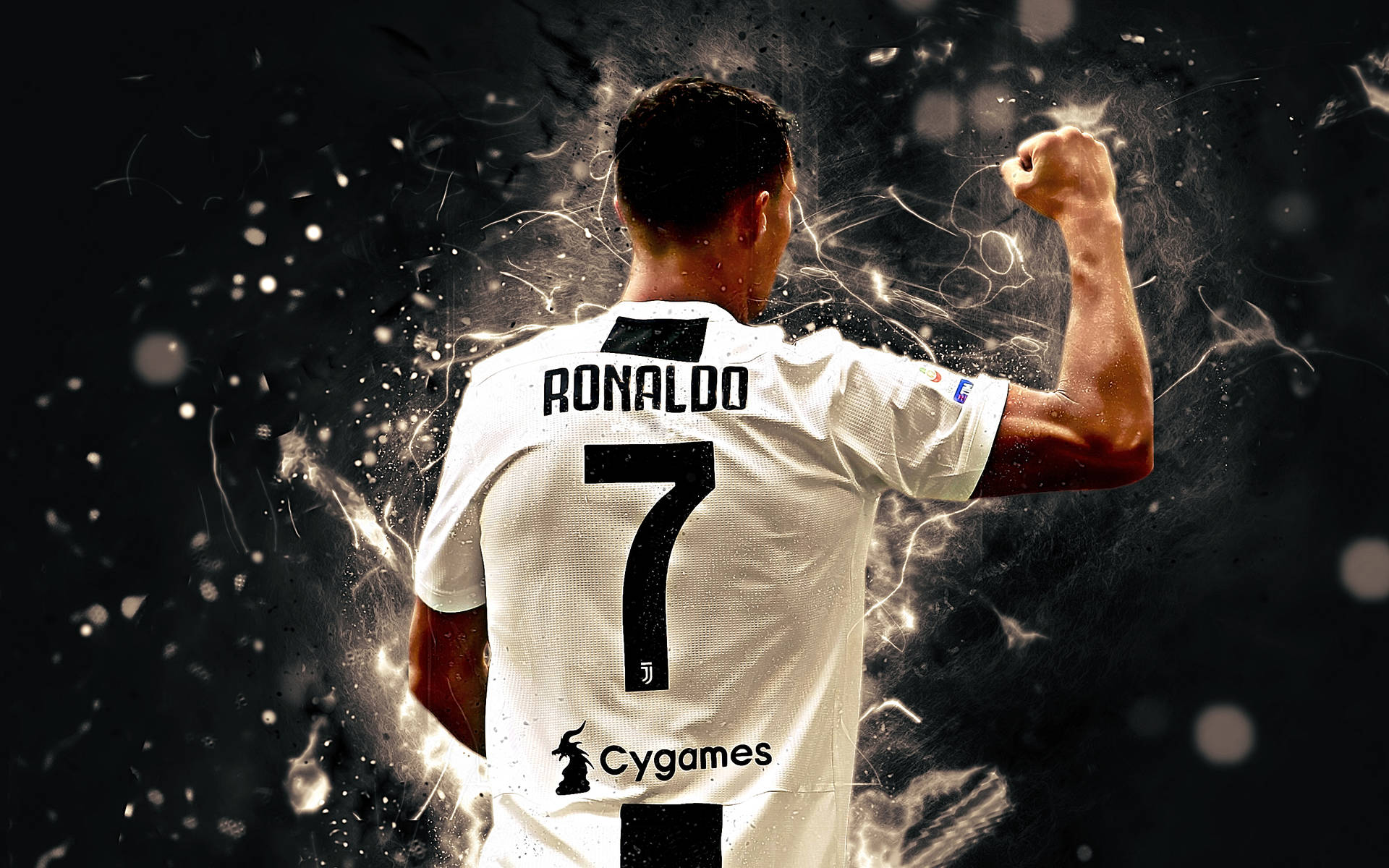 Back White Jeep Jersey Cristiano Ronaldo Hd 4k Background