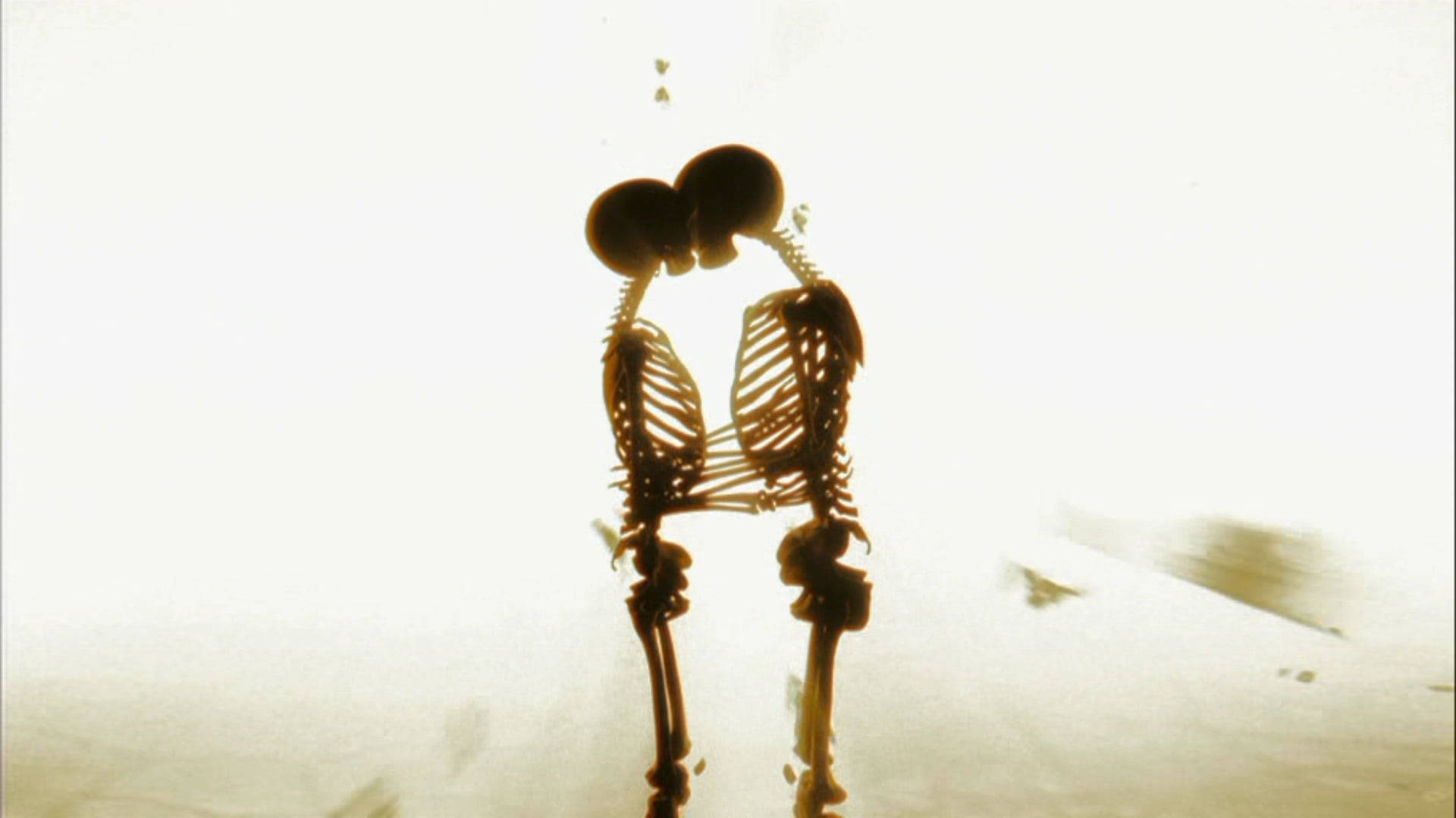 Backlit Skeleton Love Background