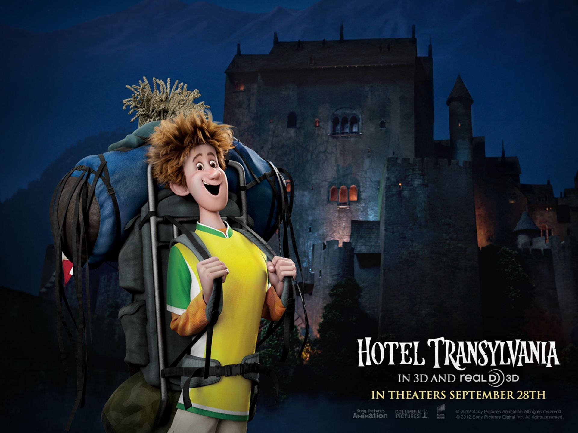 Backpacker Jonathan From Hotel Transylvania Background