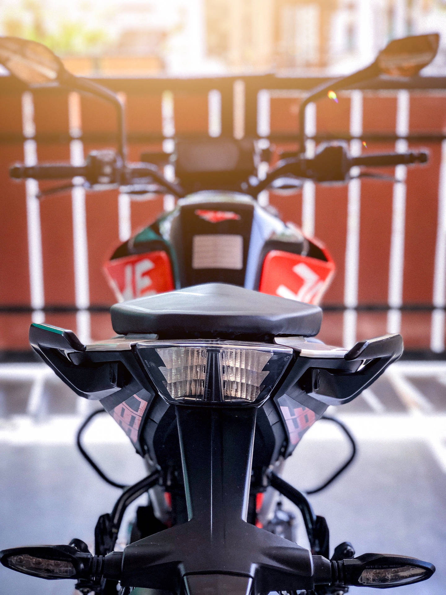 Backseat Ktm Bike View