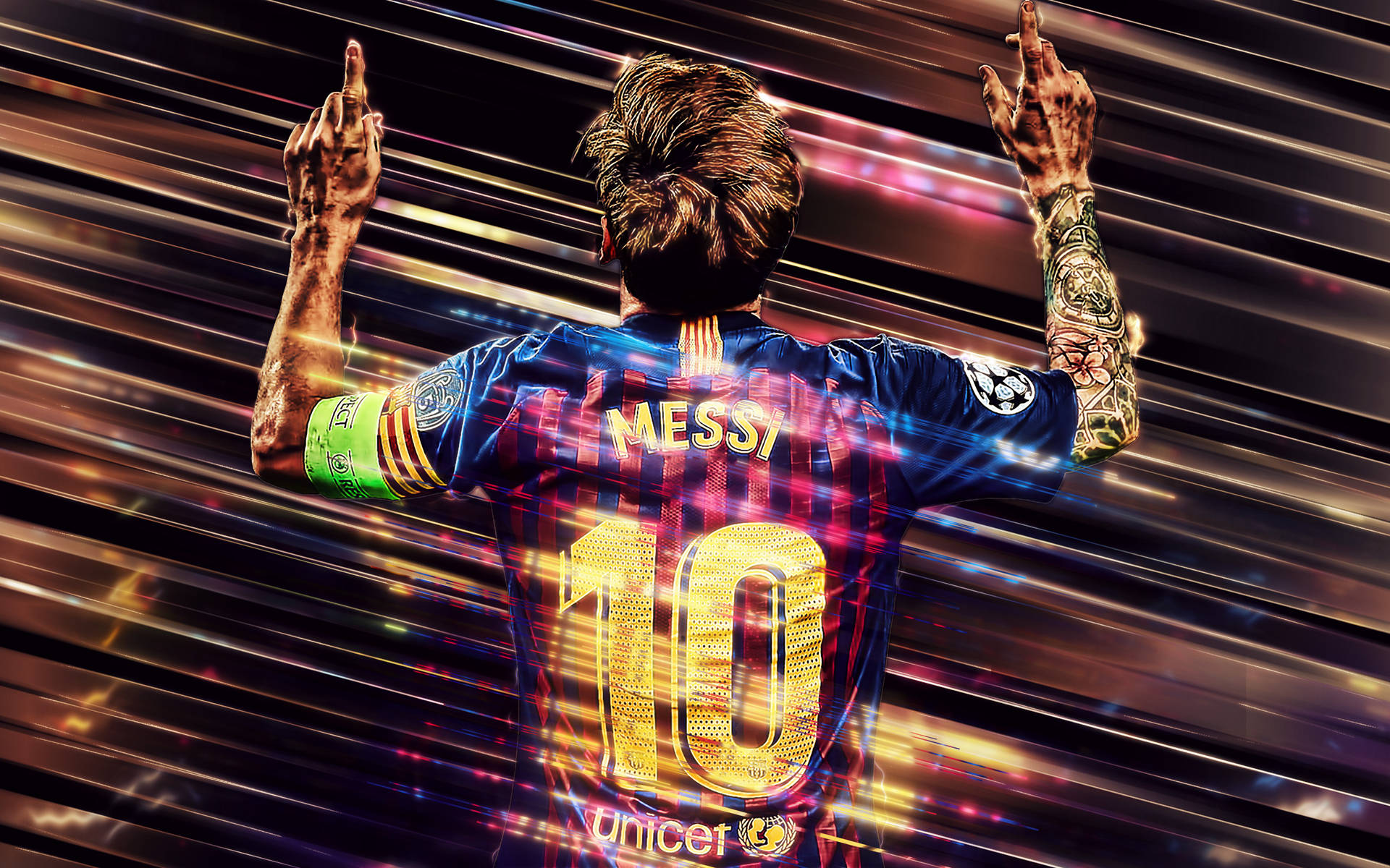 Backshot Messi 2020 Background