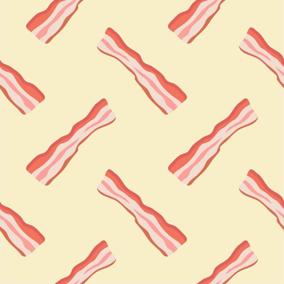 Bacon Pattern Background Background