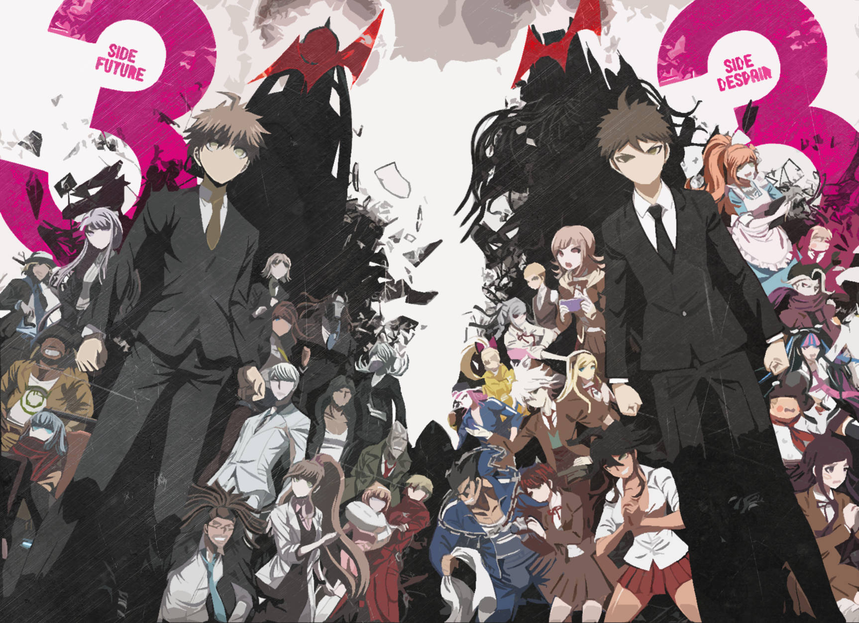 Bad Ass Poster Of Danganronpa Background