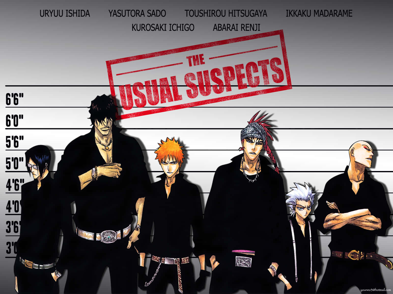 Bad Boy Anime Line Up Background