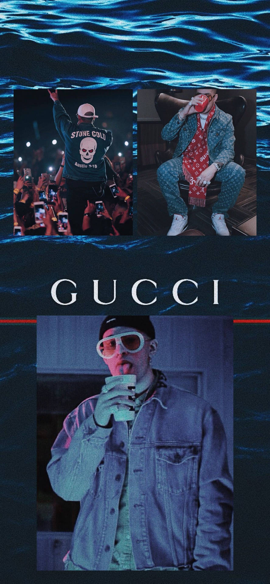 Bad Bunny Gucci Poster