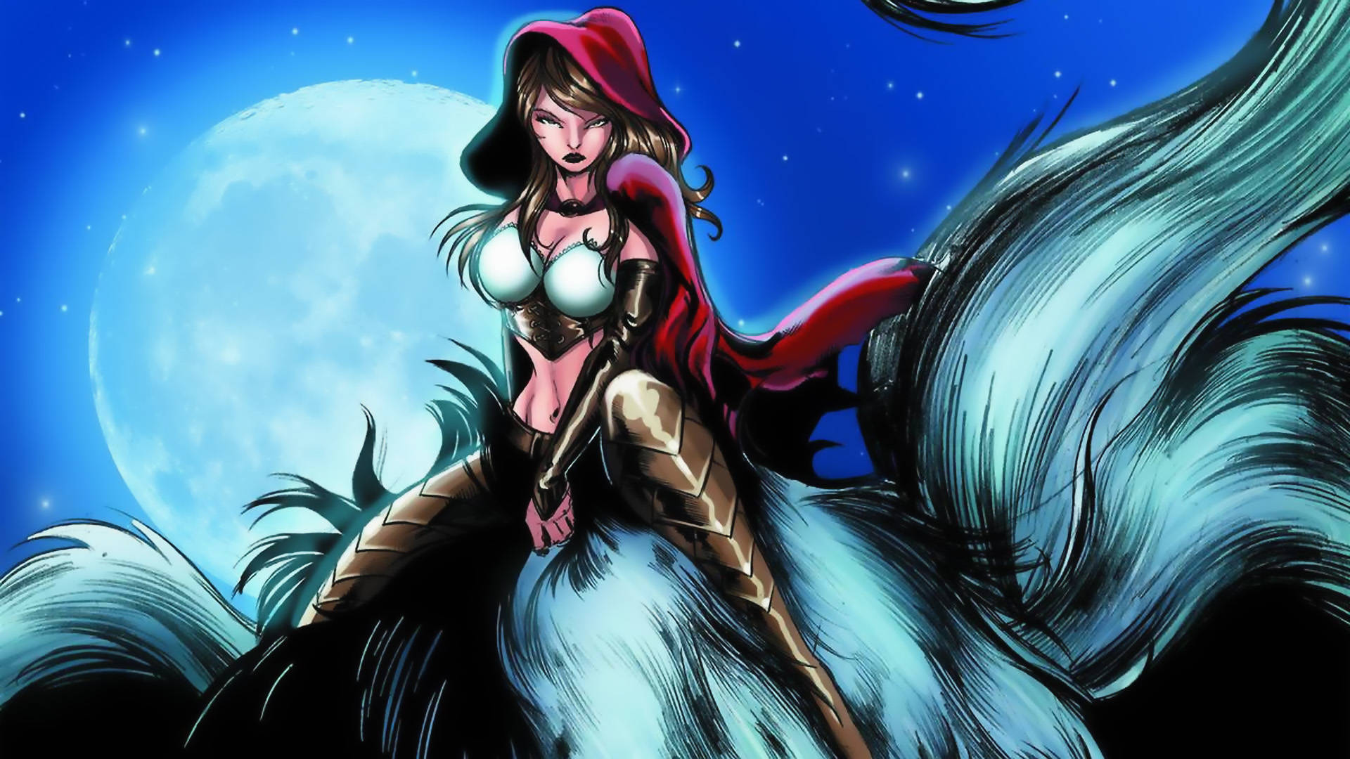 Bad Girl Grimm Fairy Tales Background