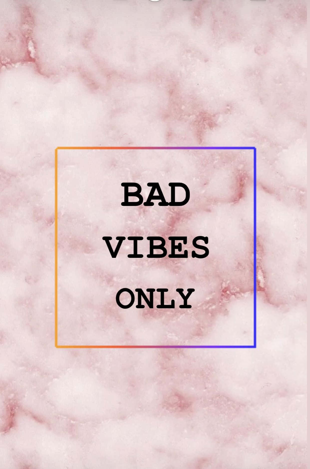 Bad Vibes Only - Screenshot Background