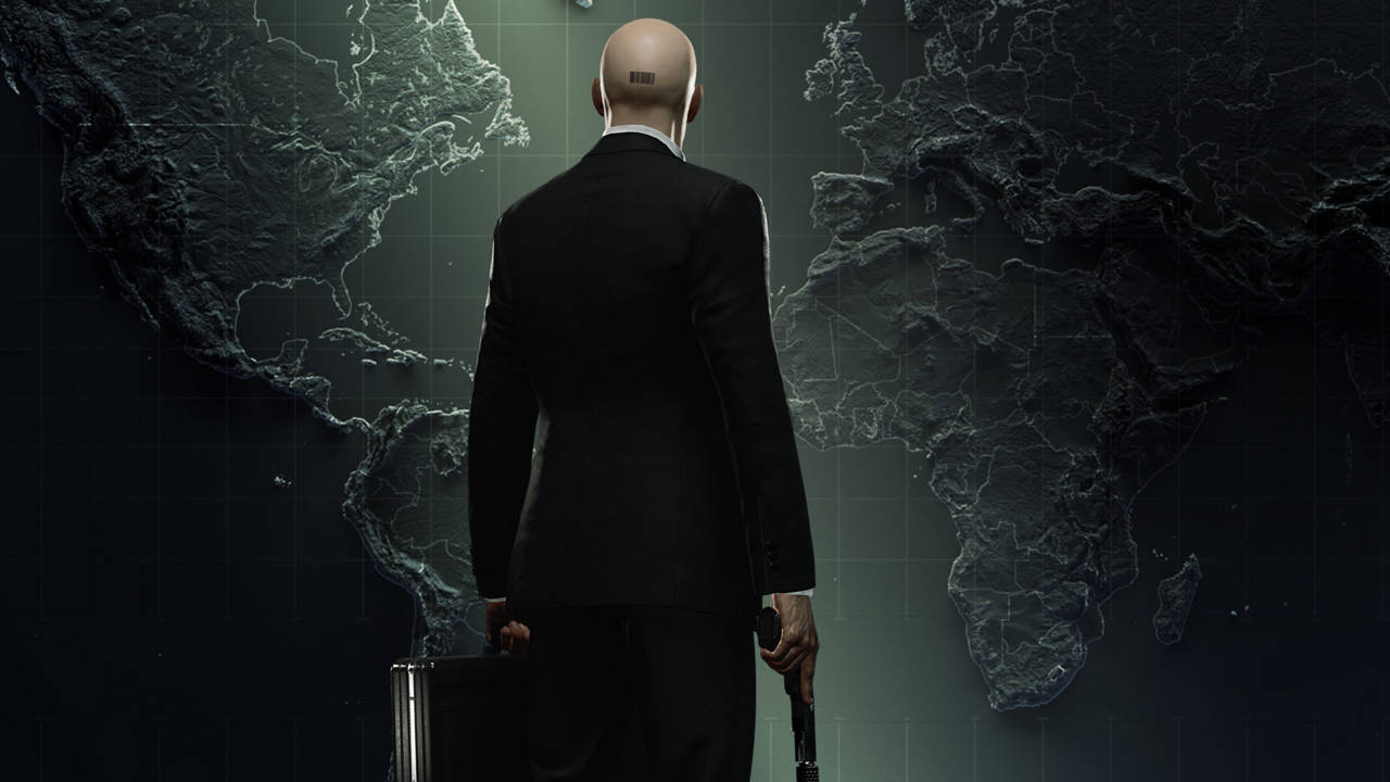 Badass Hitman Black Background