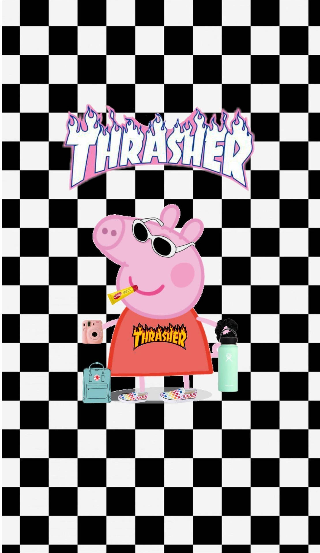 Badass Peppa Background