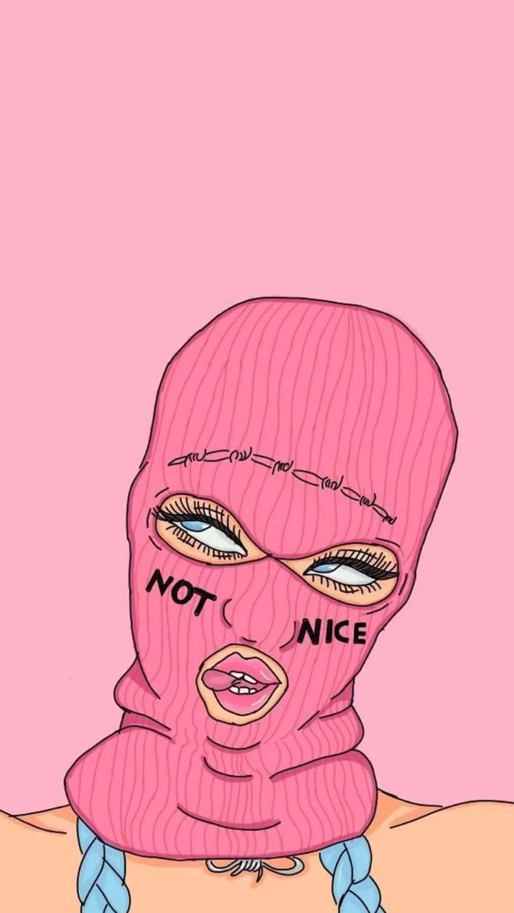 Baddie Hot Pink Girl