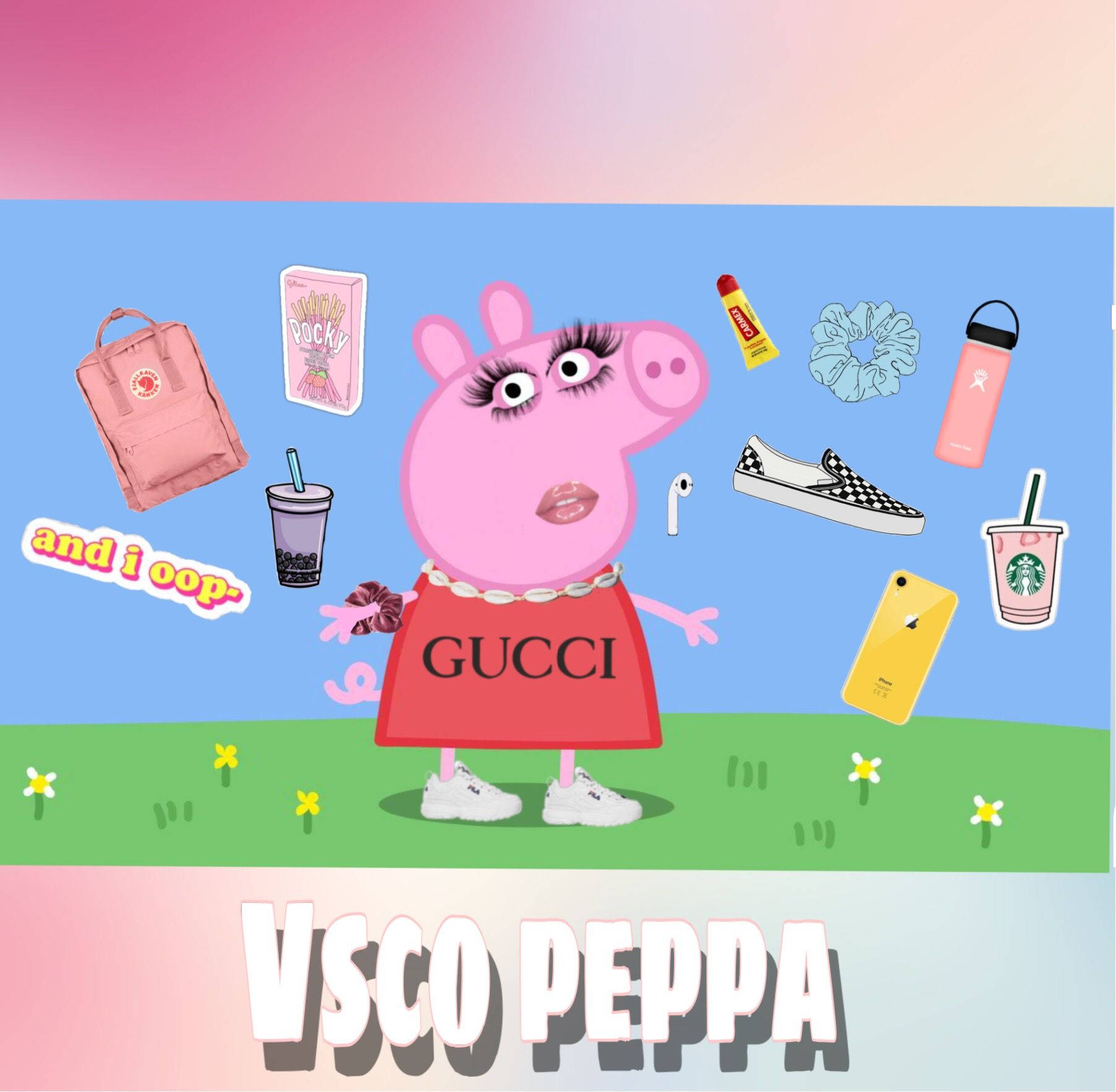 Baddie Peppa Pig Ready To Party! Background