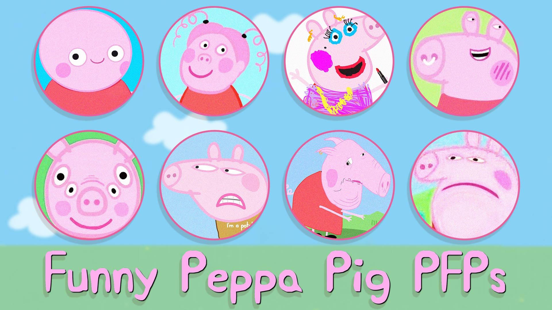 Baddie Peppa Pig Strikes A Fierce Pose! Background