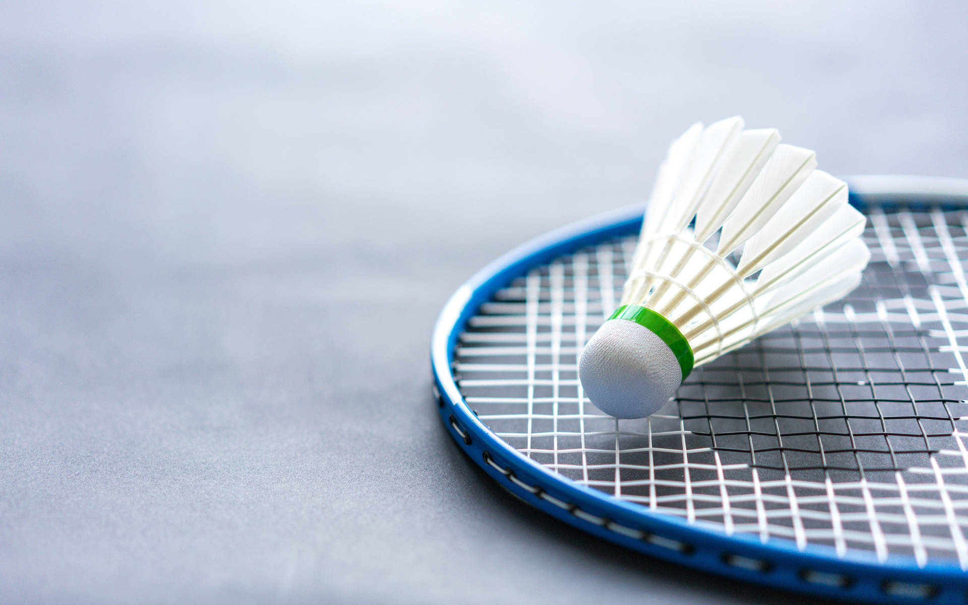 Badminton Racket And Shuttlecock Background