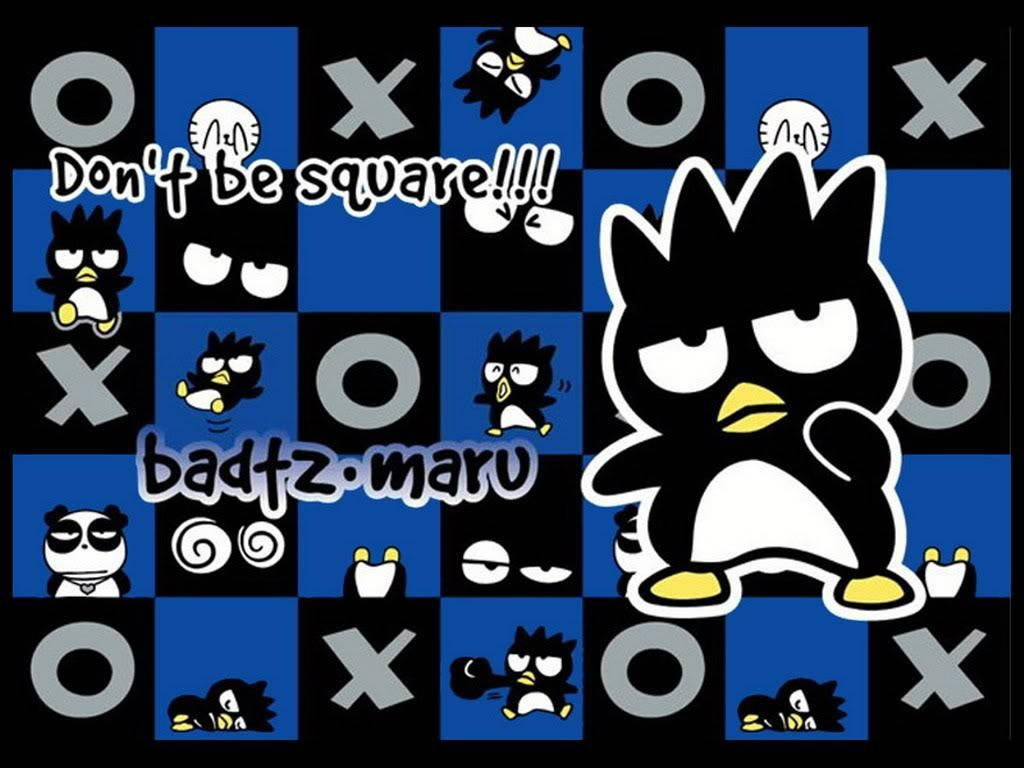 Badtz Maru Don't Be Square Background