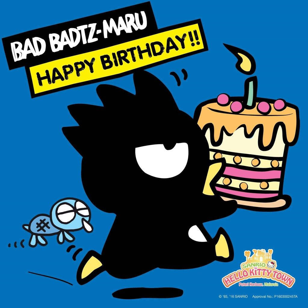 Badtz Maru Happy Birthday Background