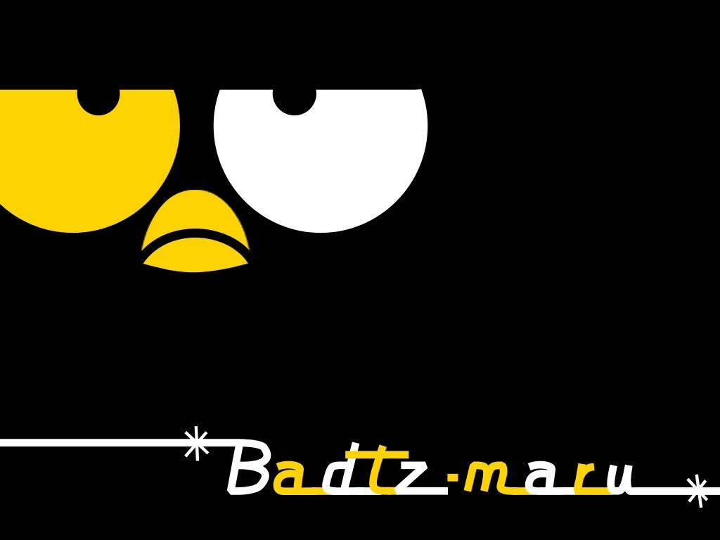 Badtz Maru Yellow And White Eyes Background