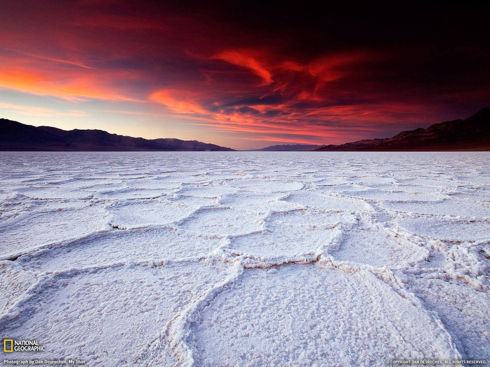 Badwater Basin Death Valley Background