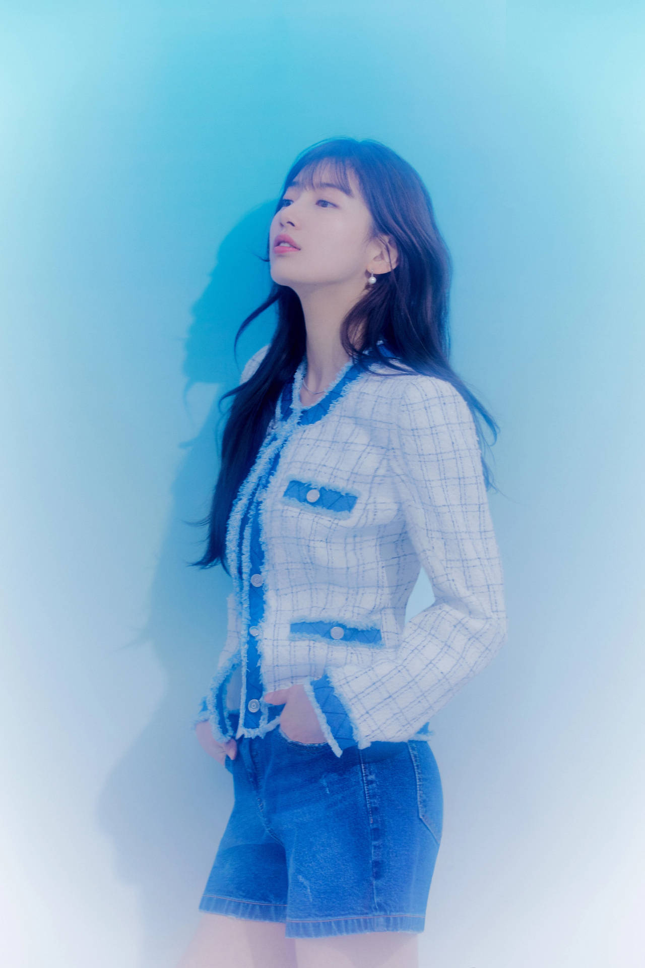 Bae Suzy Blue Theme Shoot Background