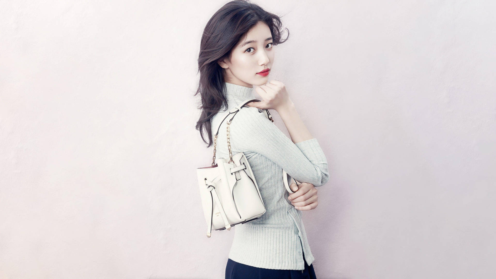 Bae Suzy With Bag Background