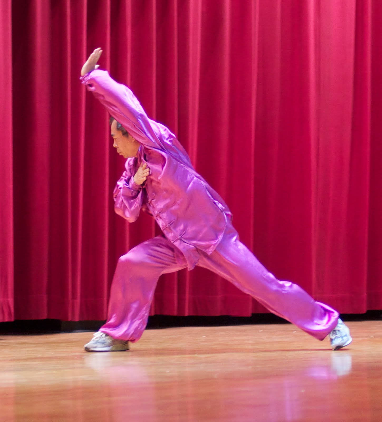 Bagua In Stage Pink Uniform Background