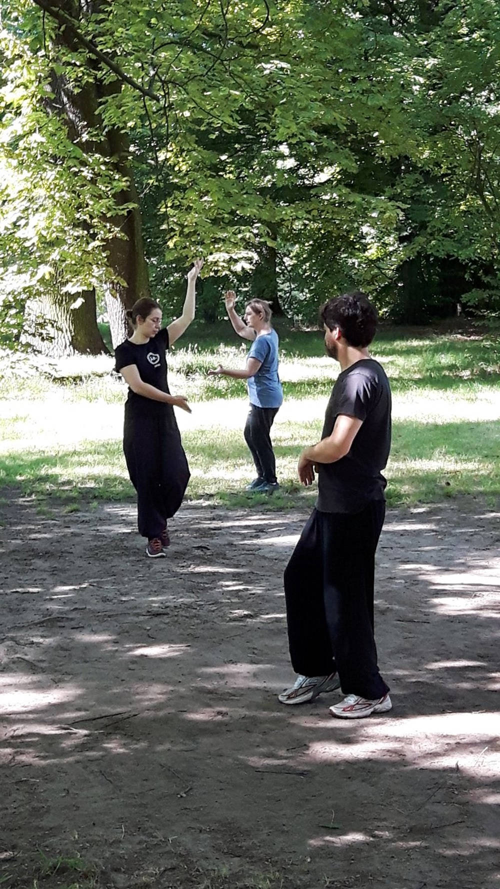 Bagua Practicing Outdoors