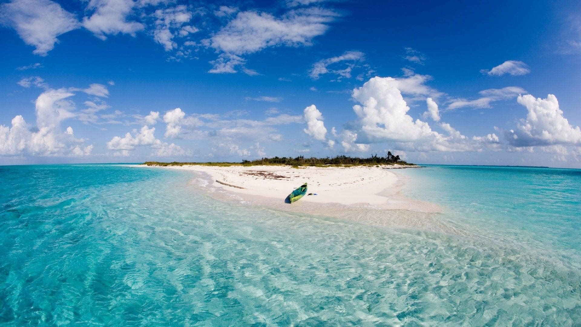 Bahamas Atlantis Beautiful Sandbar Background