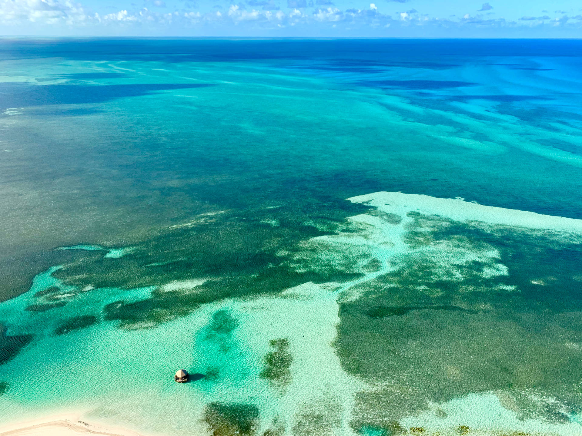 Bahamas Blue Ocean Background