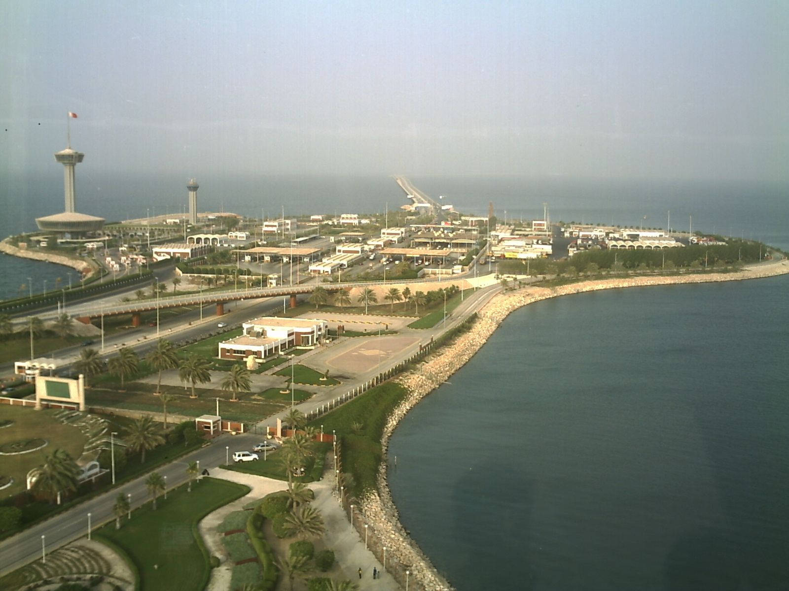 Bahrain Aerial View Background