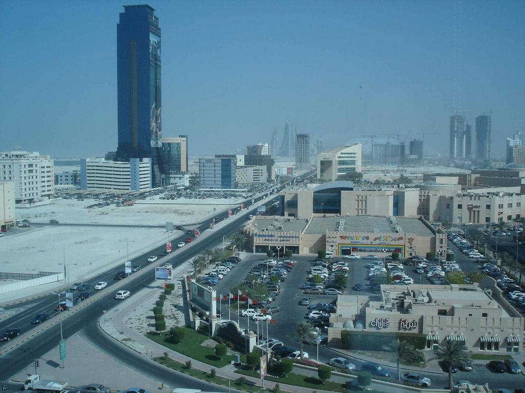 Bahrain Commercial Business District Background