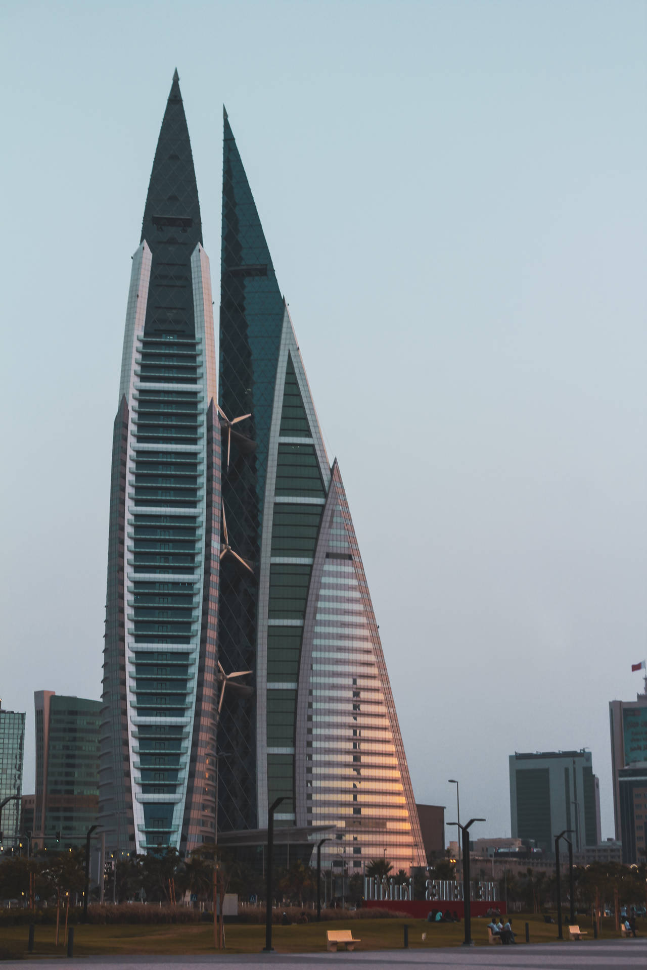 Bahrain Tall Structure Background