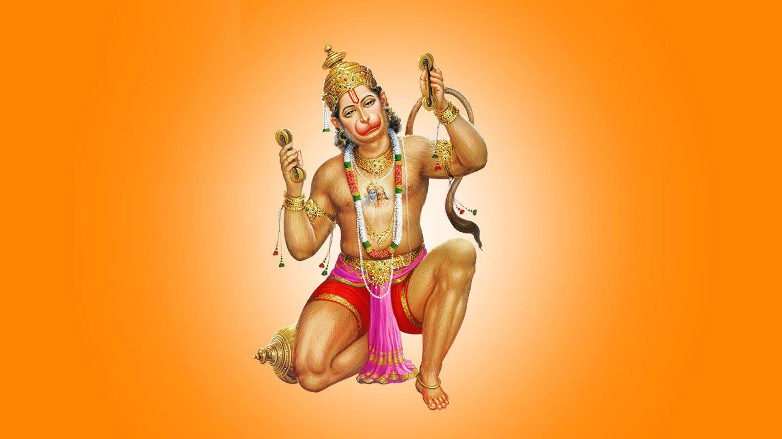 Bajrang Dal's Hanuman Dancing Hd Background
