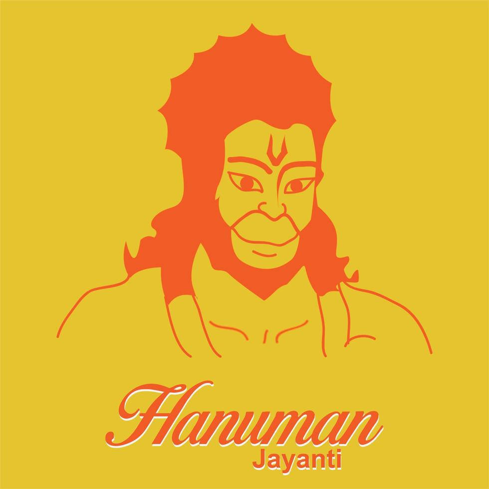 Bajrang Dal's Lord Hanuman In Yellow Hd Background