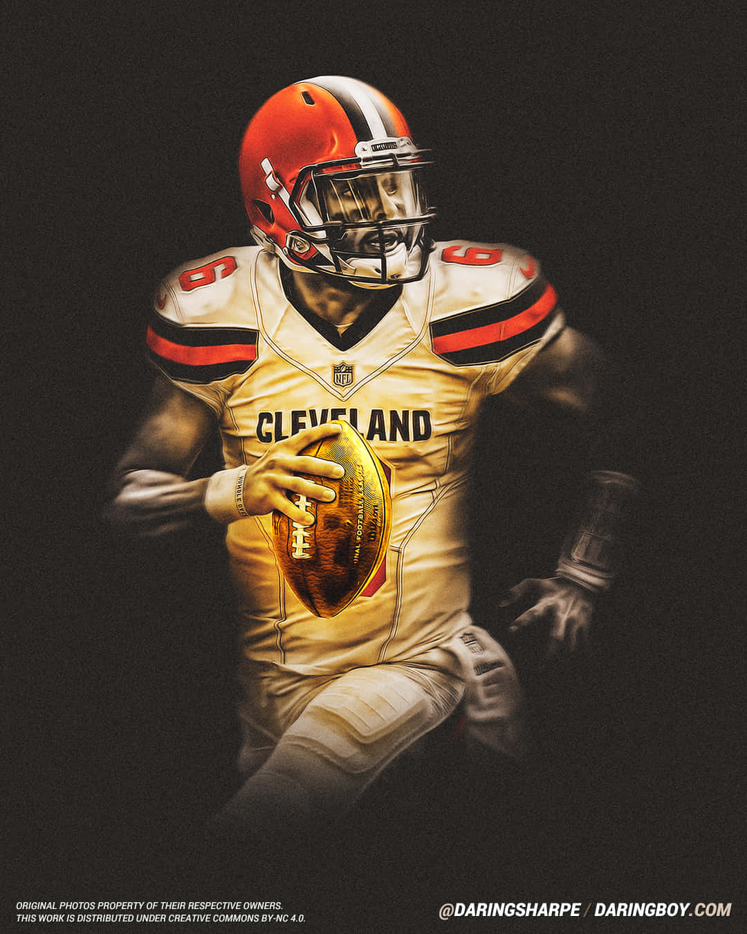 Baker Mayfield Cleveland Black Background Background