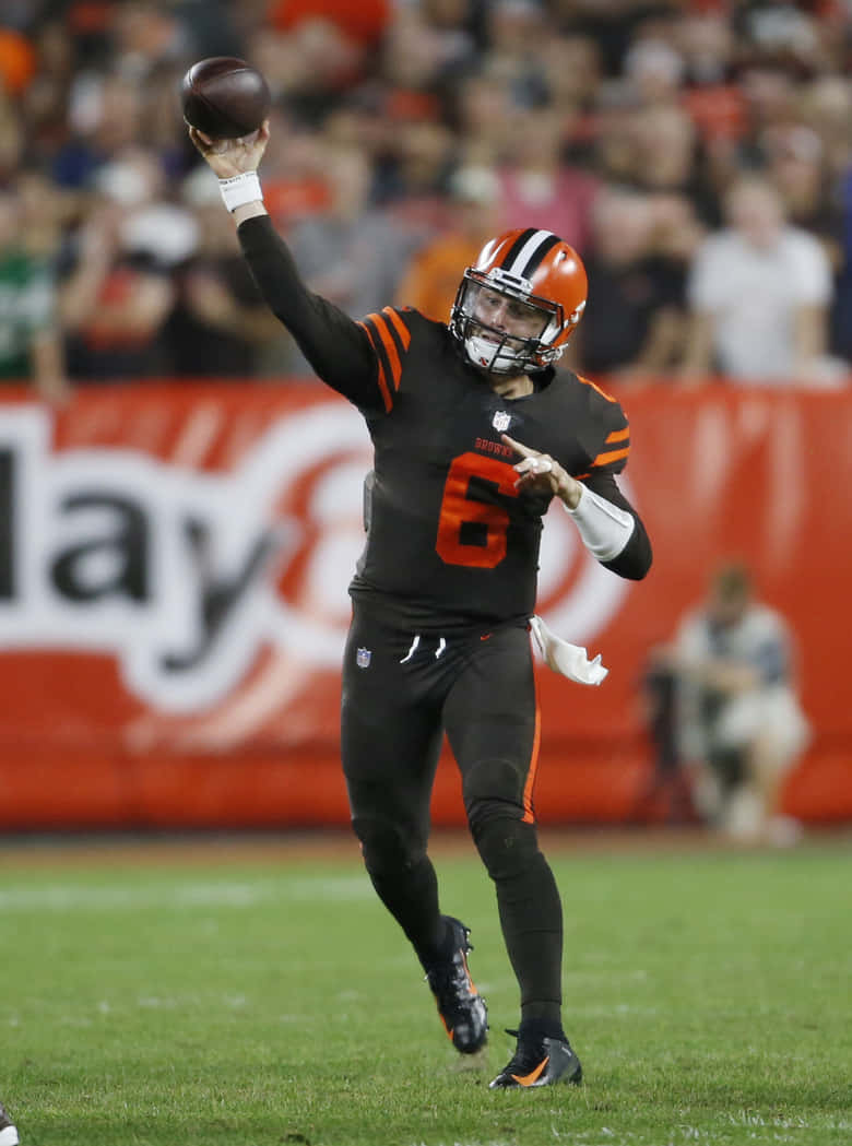 Baker Mayfield Leads The Cleveland Browns Background