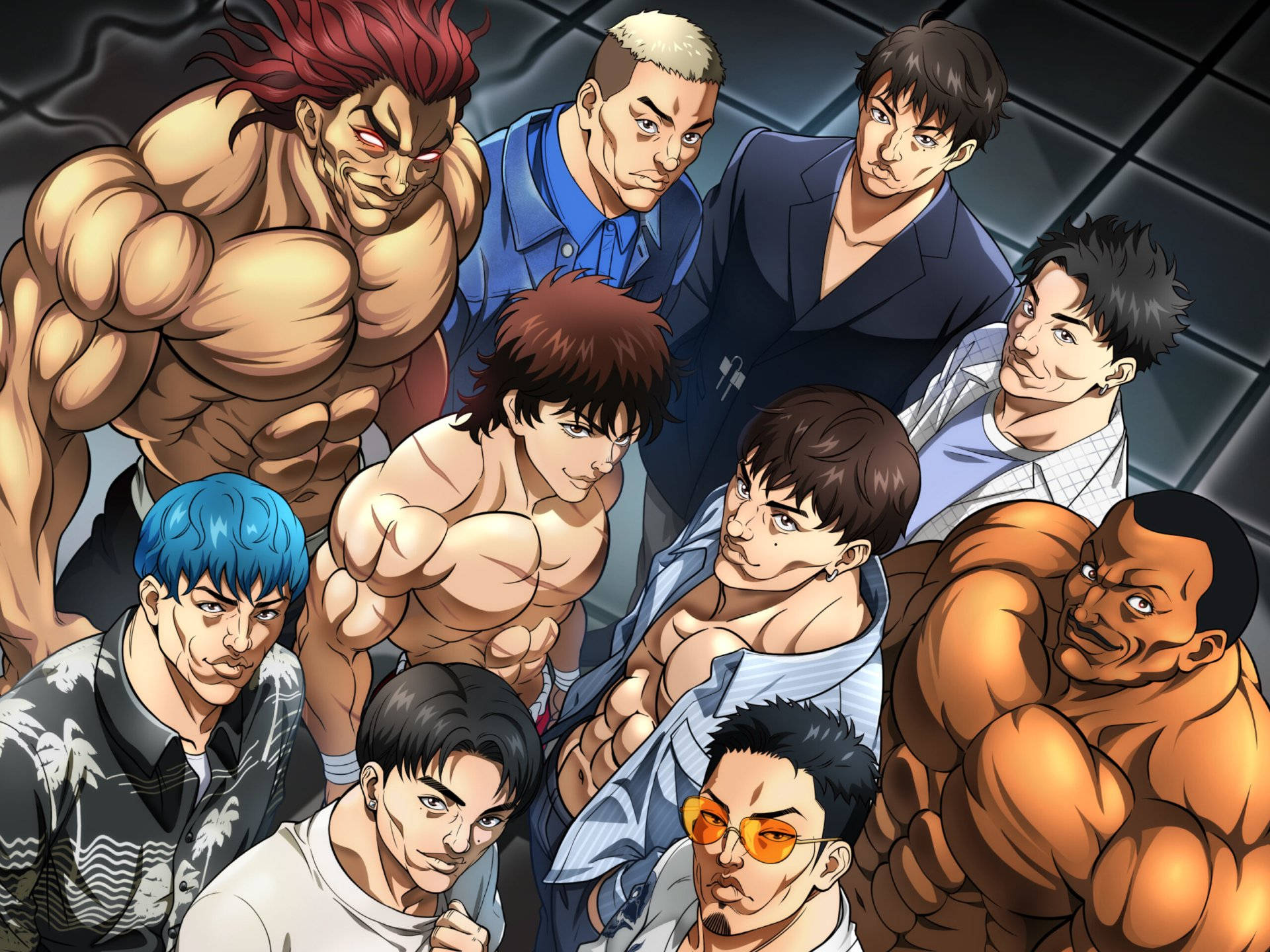 Baki Hd All Characters Background