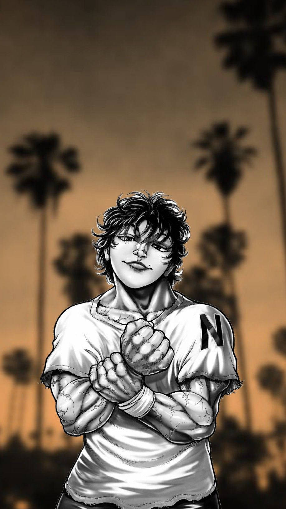 Baki Hd Drawing Background