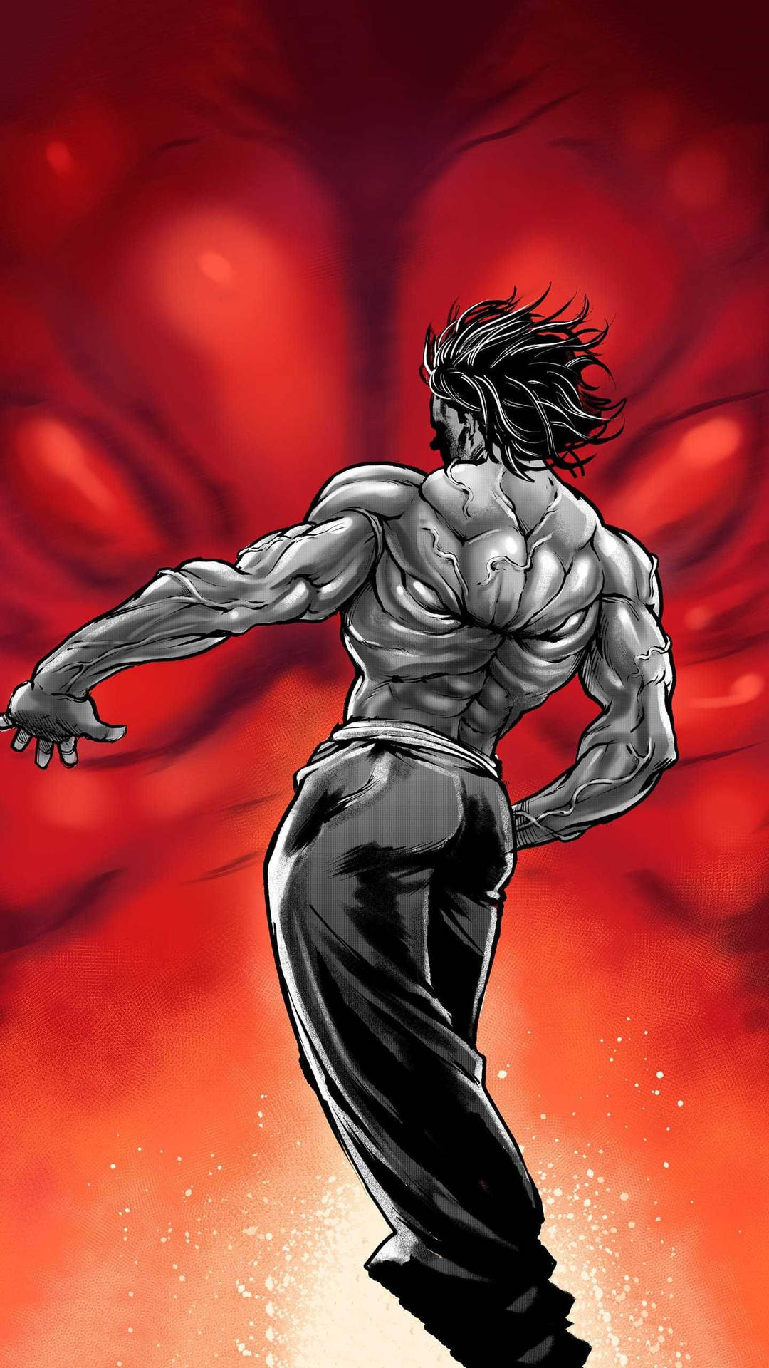 Baki Hd Yujiro Hanma Demon Face Background