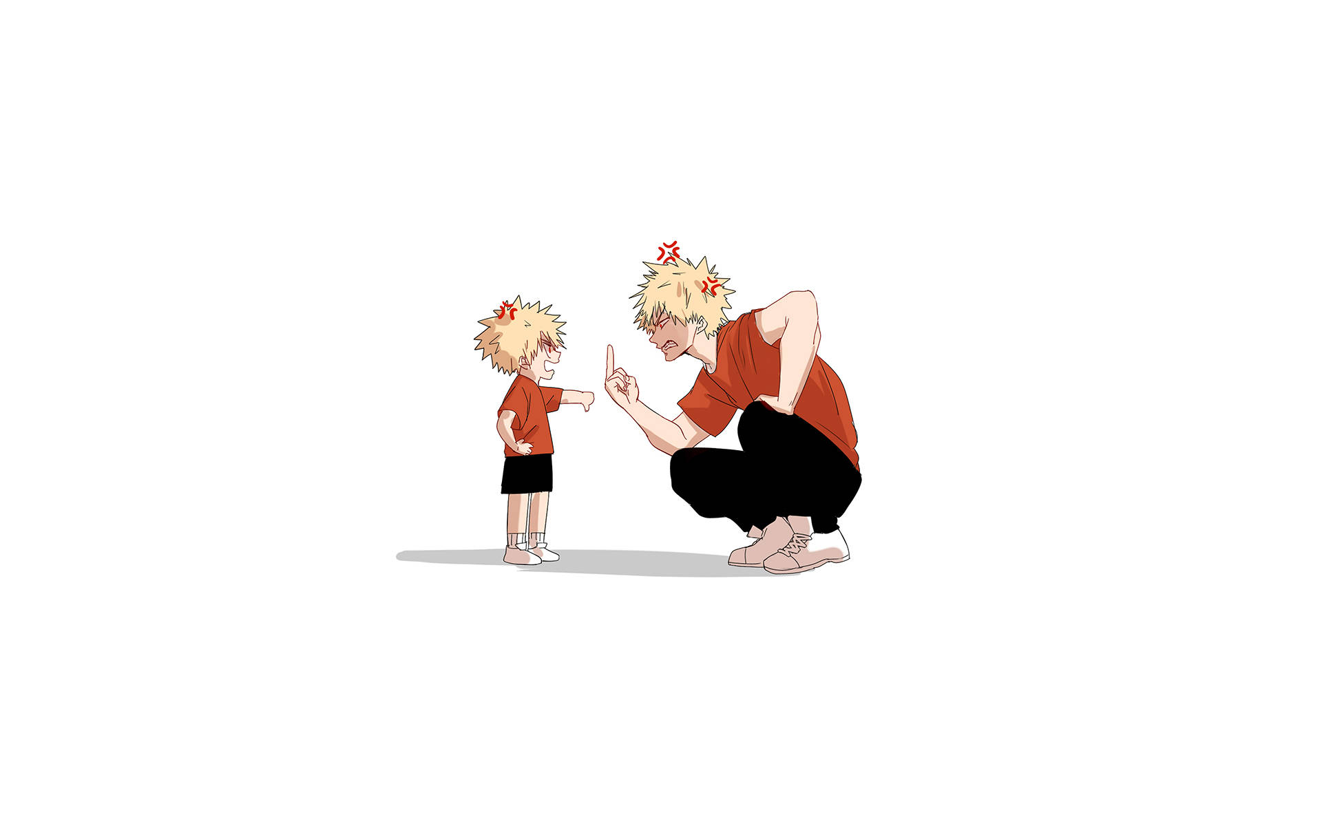 Bakugo And Young Bakugo Background