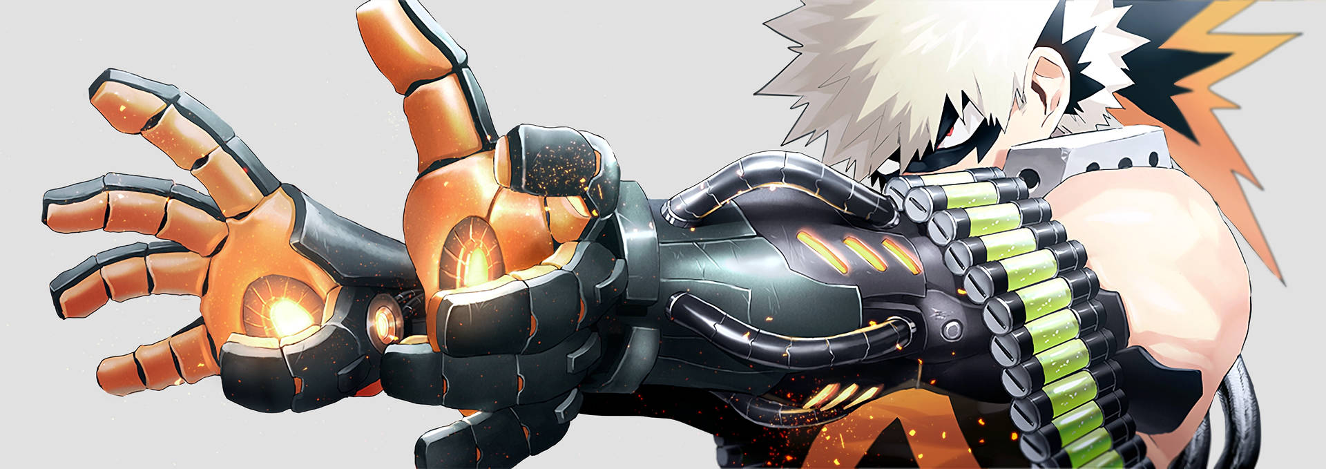 Bakugo Armored Arms Background