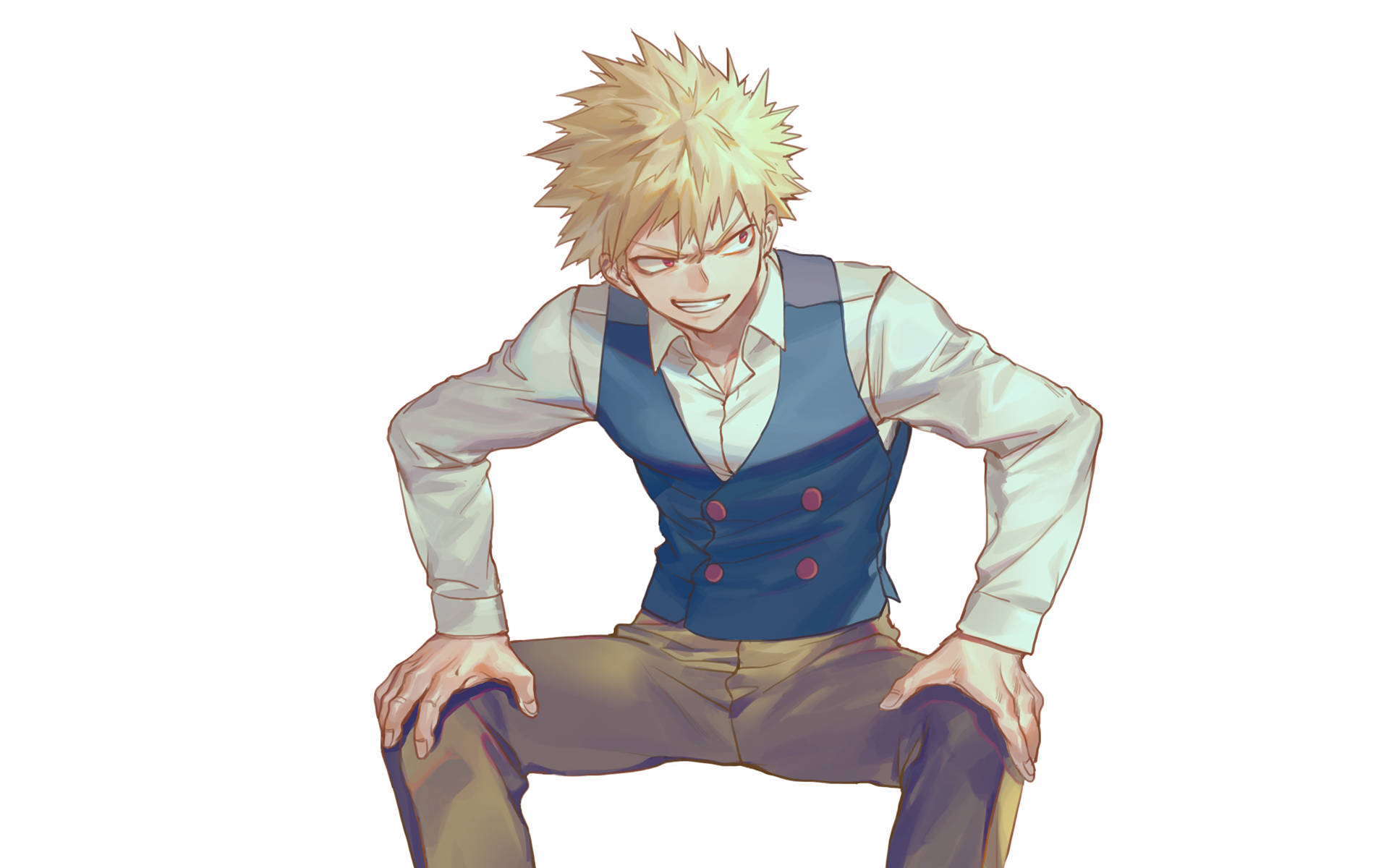 Bakugo Formal Clothes Background